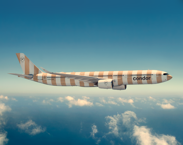 Airmen Gin hebt ab - jetzt an Bord von Condor